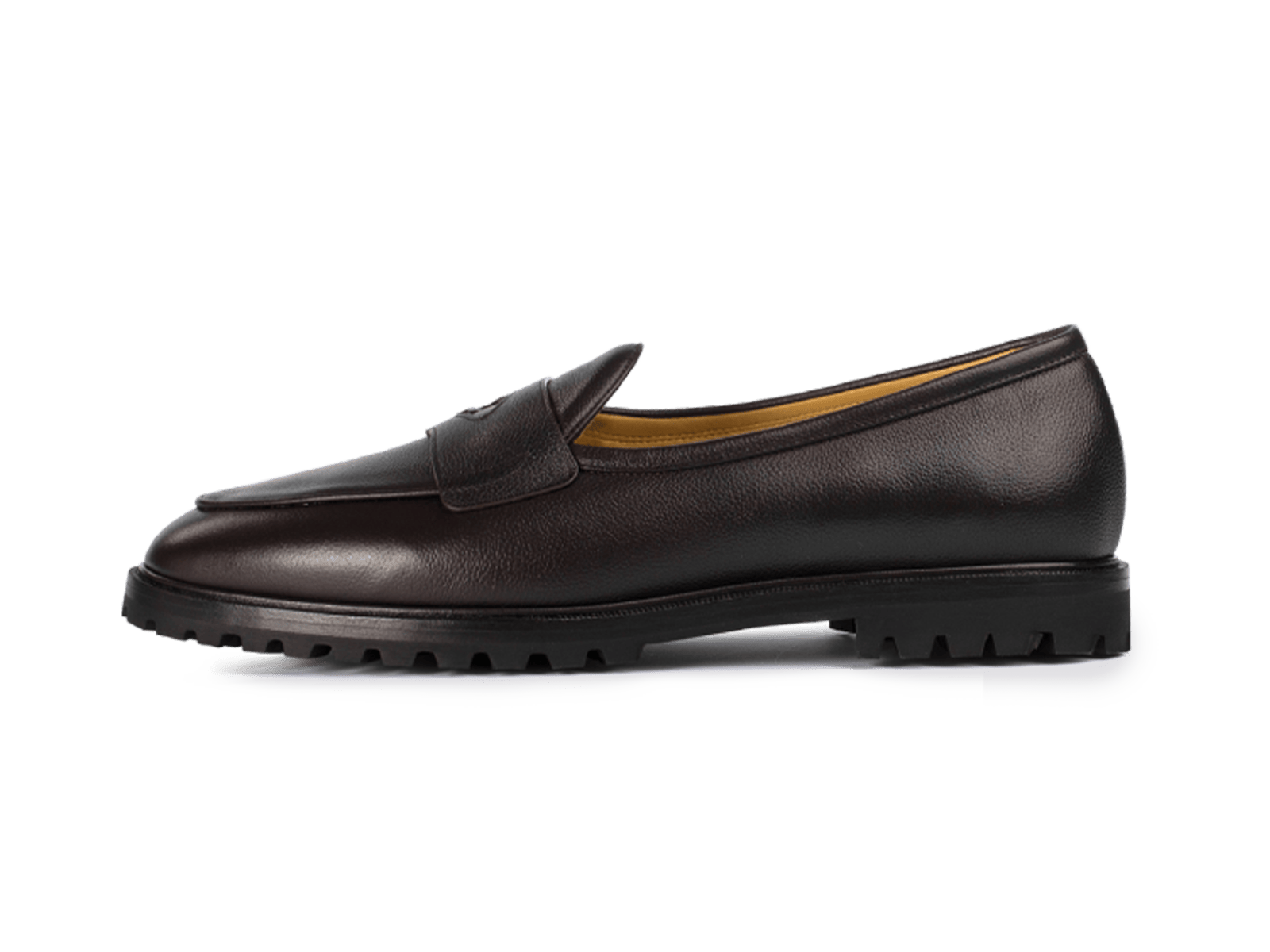 Grand Varenne Loafers in Dark Brown Shield Calf