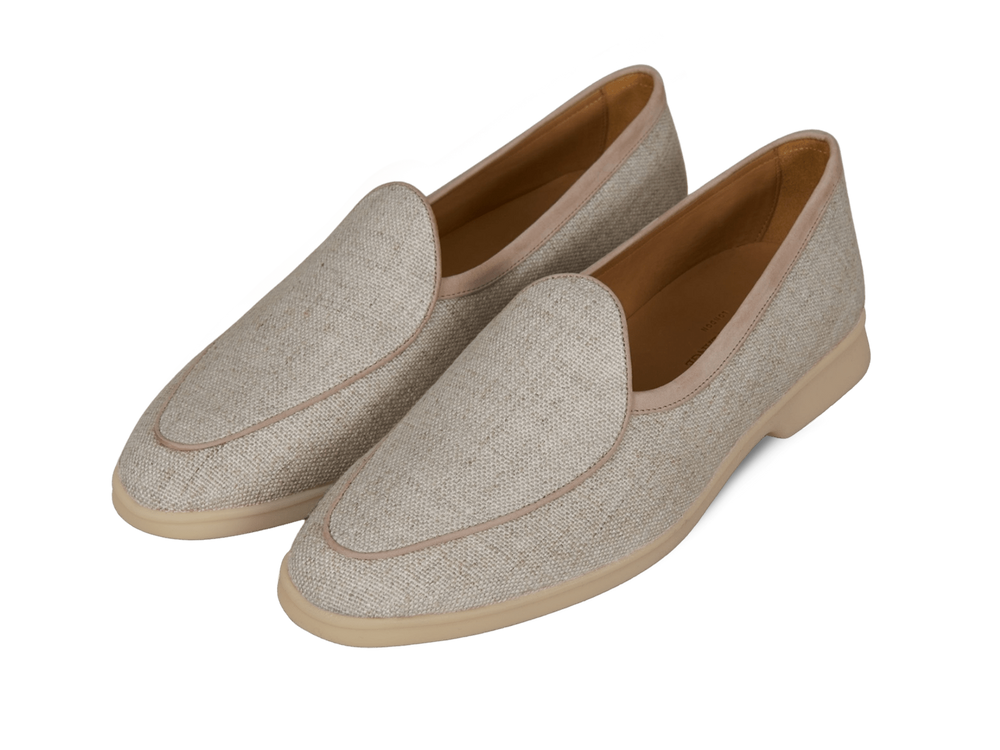 Stride Loafers in Linen Merlinen