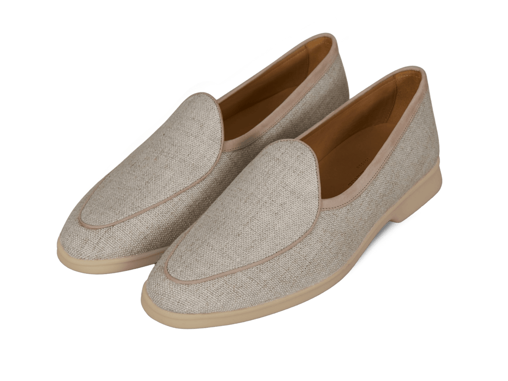Stride Loafers in Linen Merlinen