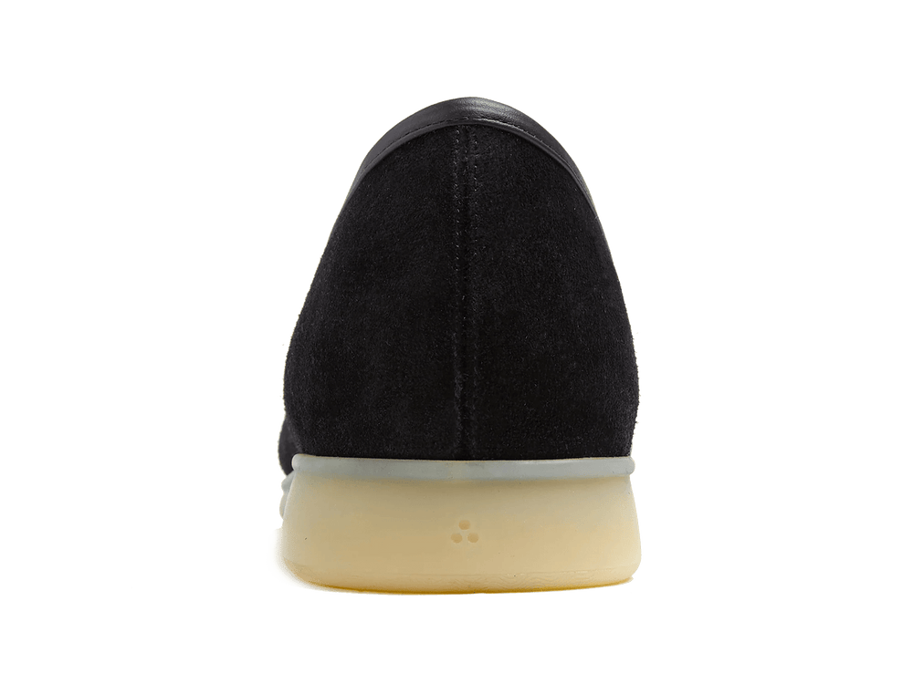 Stride Loafers in Black Glove Suede Natural Sole