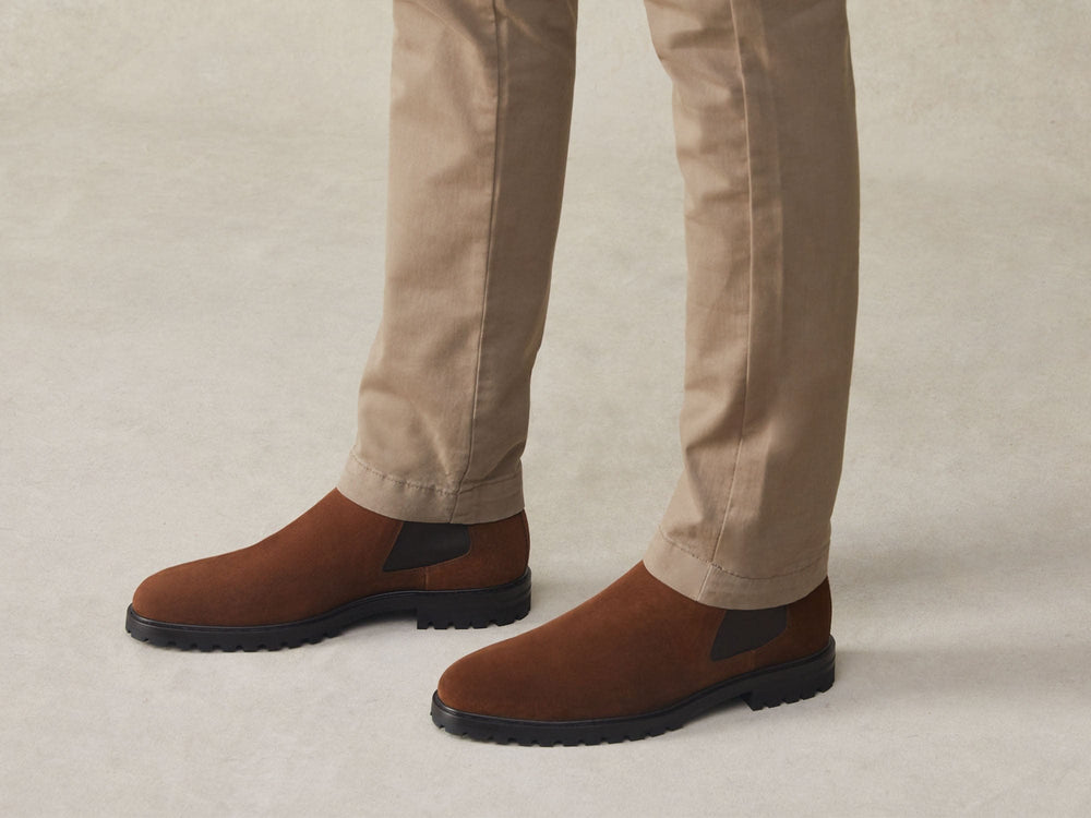 Ribot Boot in Dark Snuff Shield Suede