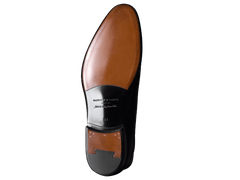 Grand Seine Tassel Loafers in Black Noble Suede