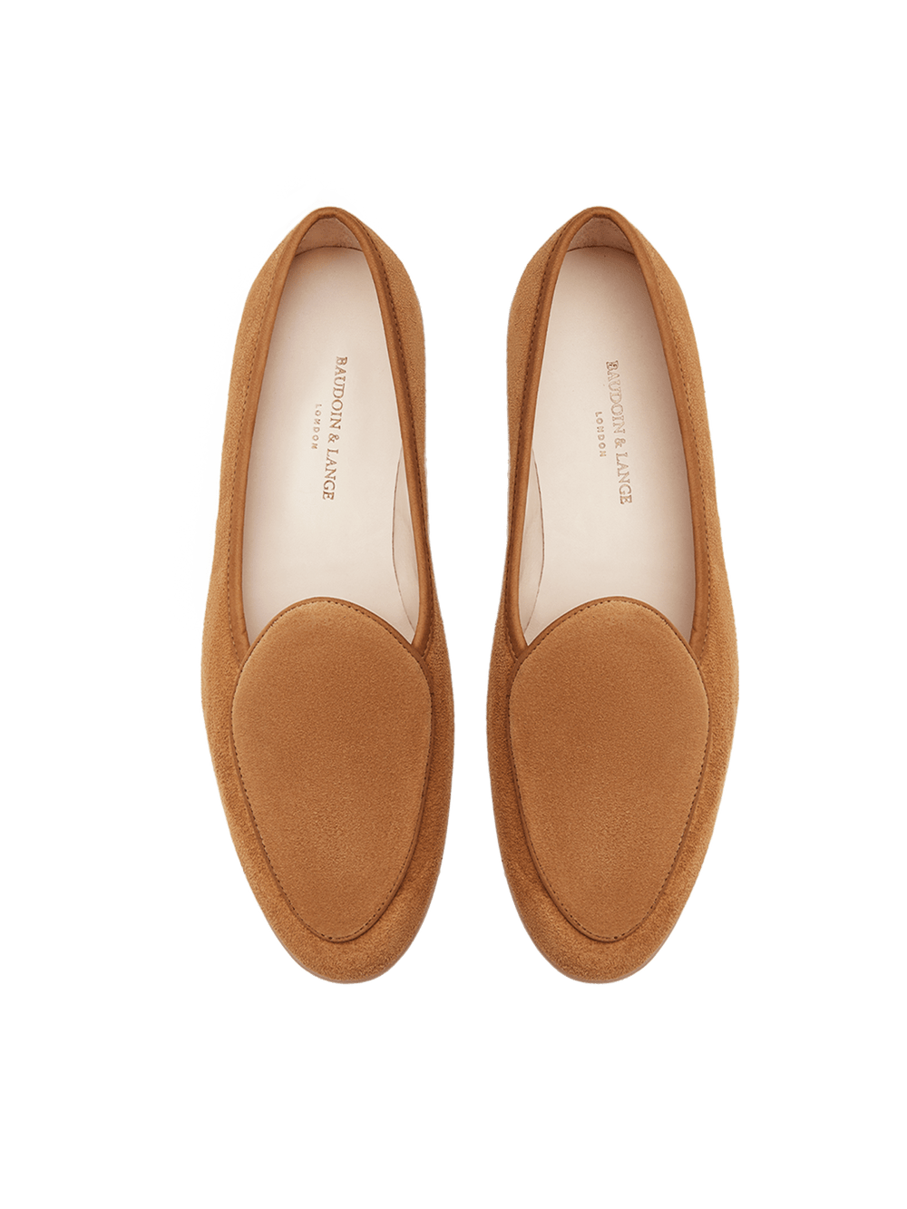 Stride Loafers in Casaque Glove Suede Natural Sole